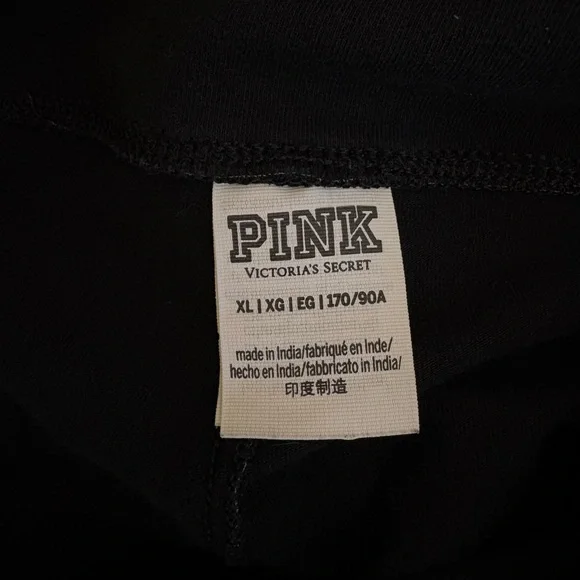 PINK Victoria's Secret High Rise Leggings | Logo Side Stripe | Athletic | XL - Picture 3 of 17